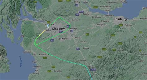 British Airways plane halts landing at Glasgow Airport after small