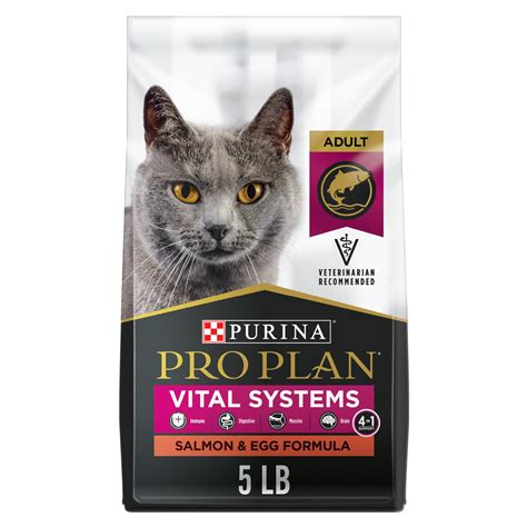 Purina Pro Plan Vital Systems Salmon And Egg Dry Cat Food 5 Lbs Petco