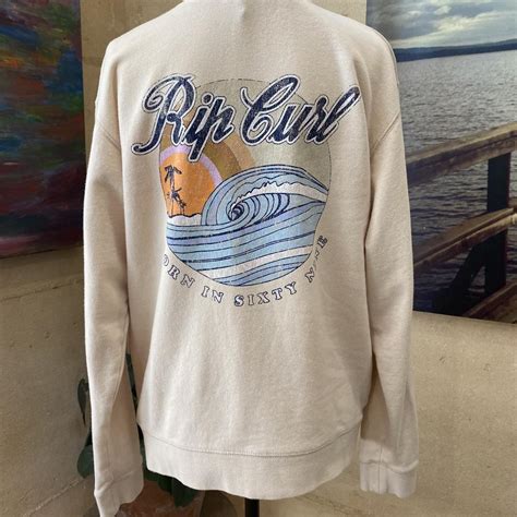 Nude In Colour Born In Sixty Nine Ripcurl Jumper Depop