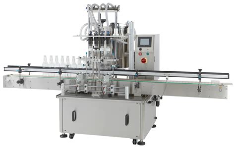 Automatic 4 Nozzle Overflow Filling Machine