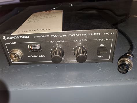 Kenwood PC 1 Phone Patch Controller Anchorage Amateur Radio Club