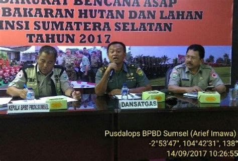 Infopublik Bpbd Sumsel Intensifkan Koordinasi Dan Evaluasi