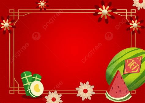 Vietnamese New Year Tet 2023 Background Auspicious Festive Flowers