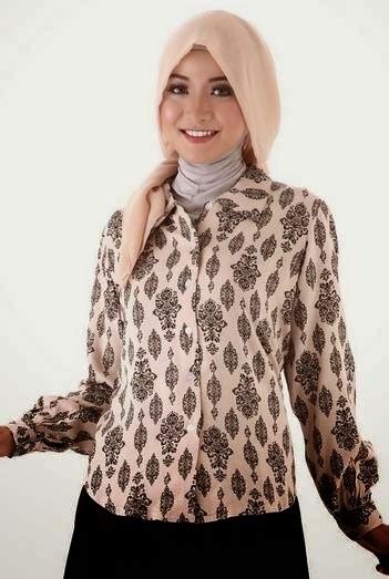 21 Model Baju Batik Guru Wanita And Pria Seragam Modern Untuk Kerja