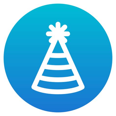 Party Hat Generic Circular Icon