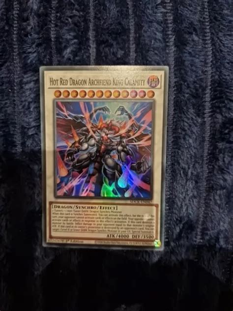 HOT RED DRAGON Archfiend King Calamity SUPER RARE SDCK EN047 1ST Ed YuGiOh EUR 1 75 PicClick FR