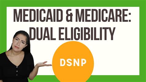 Medicaid And Medicare Dual Eligibility Plans Dsnp Youtube