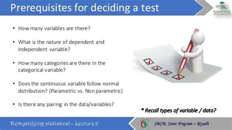 Choosing A Statistical Test