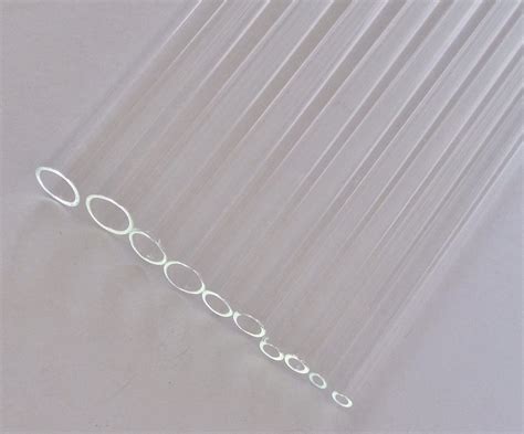 Pack Of 10 Glass Tubing 30 Cm 12 Inch Long Borosilicate Glass Mixed Size Out Diameter 4mm