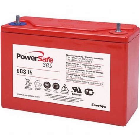 Hawker Enersys Powersafe Sbs 15 12v 14ah 10h Agm Batteries Batteries Akkusys Shop