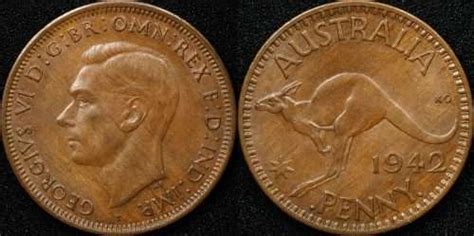 Australia 1955M Penny Extremely Fine Top End Coins