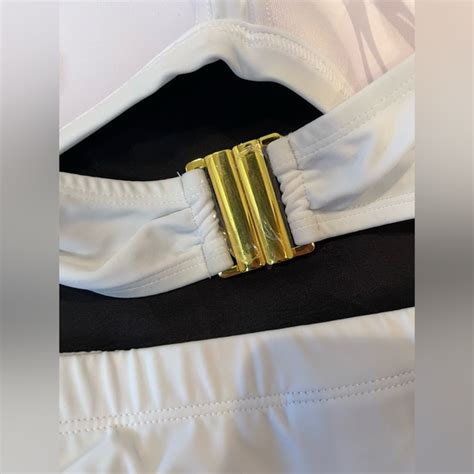 Swimsuits For All Swim Vintage Swimsuitsforall White High Waist Bikini Topsize Bottomsize