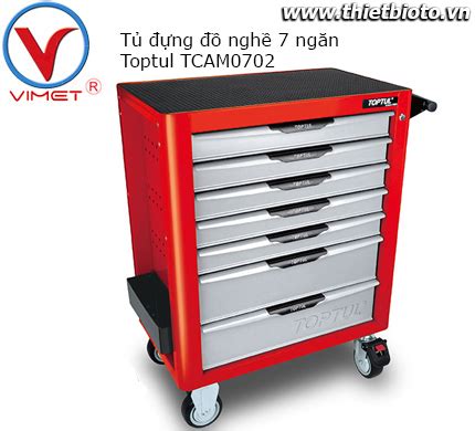 Tủ đựng dụng cụ 7 ngăn Toptul TCAM0702 NEW MODEL 7 Drawer Mobile Tool