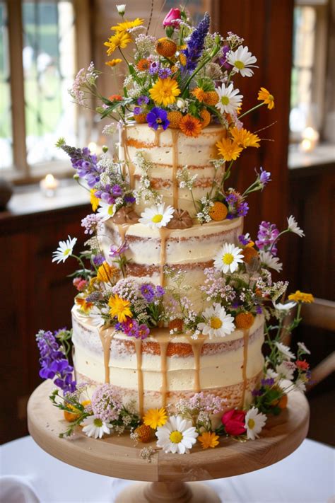 Naked Wedding Cake Ideas