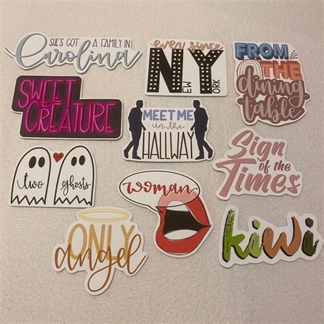Stickers Album Hs1 Selftitled Hs Harry Etsy