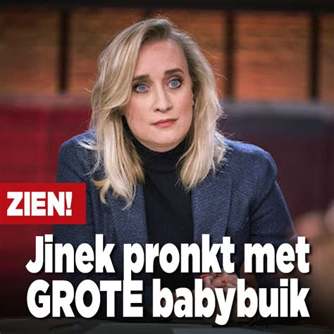 Zien Eva Jinek Pronkt Met Grote Babybuik Ditjes En Datjes