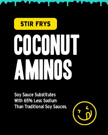 Amazon Naked Saucy Low Sodium Coconut Aminos Soy Sauce Substitute Gluten Free Soy