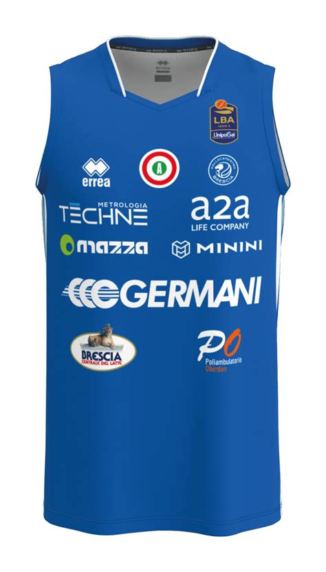 Pallacanestro Brescia 2023 2024 Away Jersey