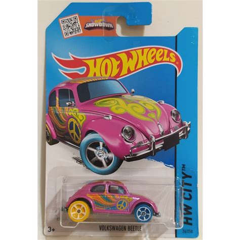 Hot Wheels Volkswagen Beetle Hw City Fusca Shopee Brasil
