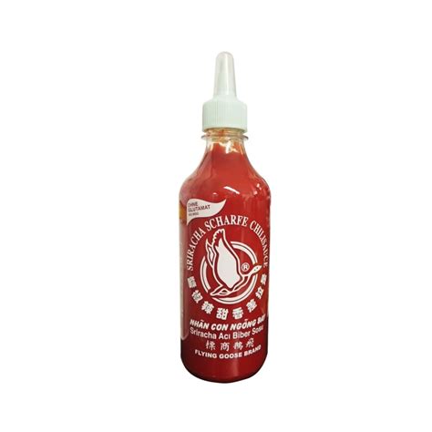 Sriracha Scharfe Chilisauce 455ml OHNE GLUTAMAT