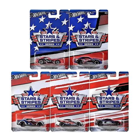 Set Masini Hot Wheels Stars Stripes Series Timodortoys Ro