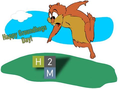 Happy National Groundhogs Day This Groundhog Saw H2m In His Shadow