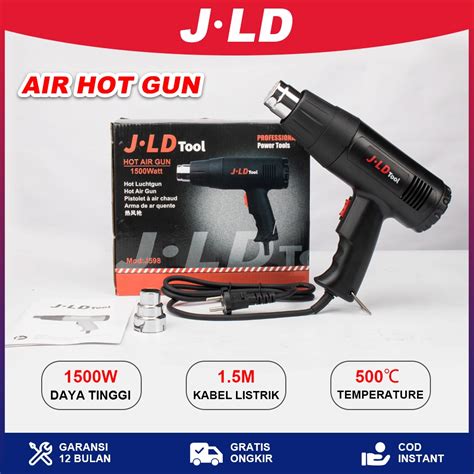 Jual Jld Hot Air Gun Mesin Pemanas Pistol Angin Panas W Dryer Heat Solder Thermal Heat Gun