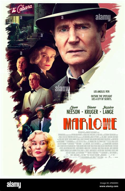 Marlowe poster Liam Neeson Stock Photo - Alamy