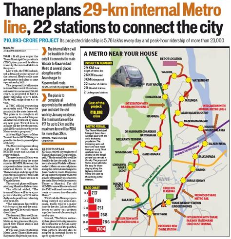 29km Thanes Internal Metro Line Has Been Approved And Its Alignment