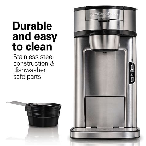 The Scoop® Single-Serve Coffee Maker, Stainless - 49981R