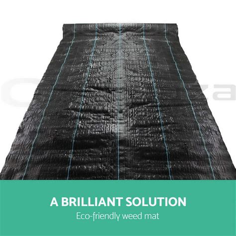 Instahut 3 66m Weed Mat Control Matting Weedmat Woven Fabric Plant 20 30 50m Ebay