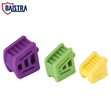 3pcs Dental Silicone Bite Block Dentist Occlusal Pad Large Medium Small