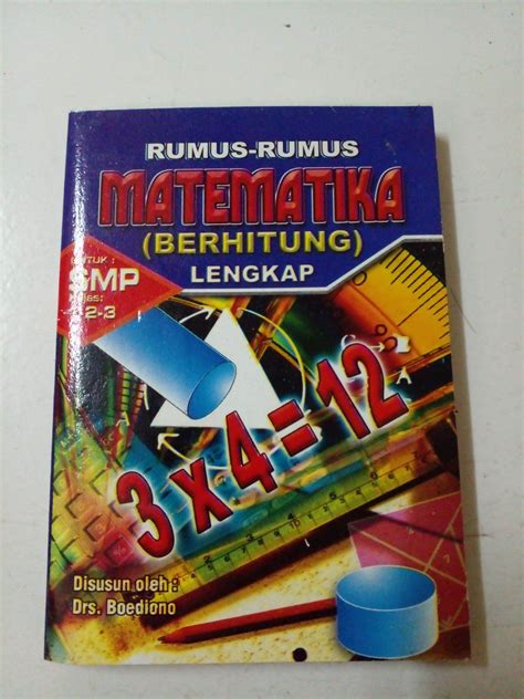 Buku Rumus Rumus Matematika Berhitung Cepat Untuk Smp Lazada