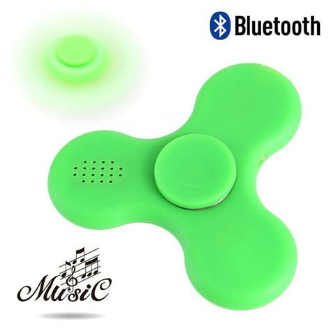 Fidget Spinner Led Bluetooth Speaker Hand Spinner Tri Spinning Top