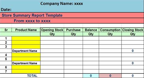 Stock Report Template Excel 2 Professional Templates Report