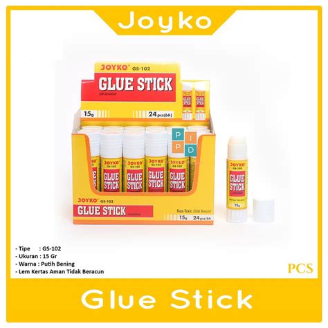 Jual JOYKO Lem Kertas Glue Stick GS 102 15gr Lem Kertas Putar