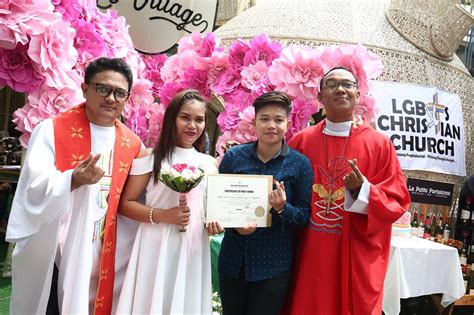 IN PHOTOS Same Sex Couples Wed Under LGBTs Christian Church