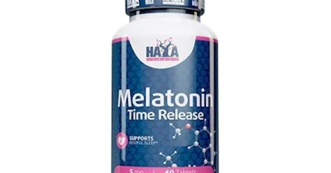 Мелатонин 5 мг Таблетки с Удължено Освобождаване | Haya Labs