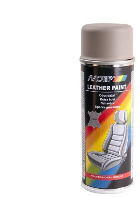 MOTIP аэрозольная автоэмаль Leather Paint черный, матовый, 200 мл ...
