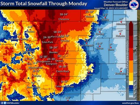 UPDATE: Winter Storm Xylia brings historic 3-6 feet of snow for Colorado and Severe Weather ...