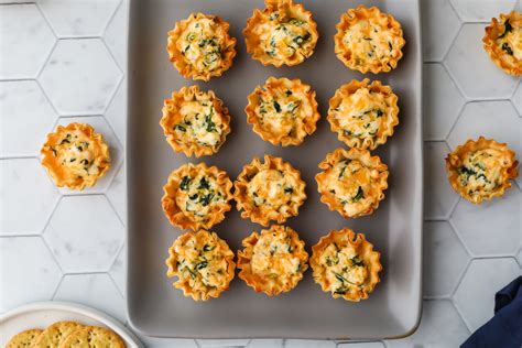 Spinach Phyllo Cups - I Heart Vegetables