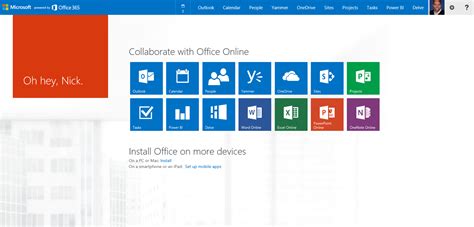 Launch documents and get started right away with the new Office 365 ...