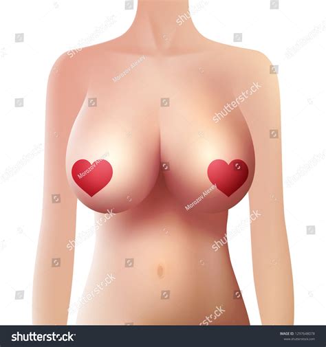 Nude Girl Big Boobs Erotic Vector เวกเตอรสตอก ปลอดคาลขสทธ Shutterstock