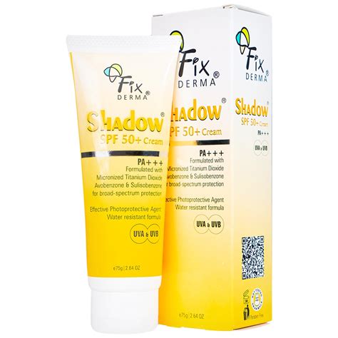 Fixderma Shadow Spf 50 Cream 75G Kem Chống Nắng Và Giữ Ẩm