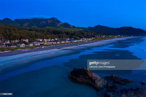 Aerial View Of Arch Cape Oregon High Res Stock Photo Getty Images