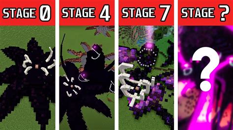 All Stages Of Explosions Wither Storm In Minecraft Youtube