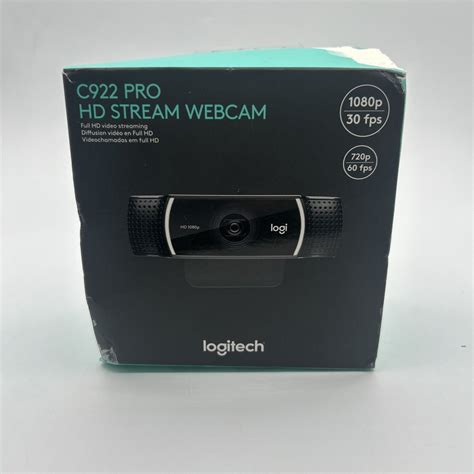 Authentic Logitech C922 Pro Stream Hd Webcam Black 960 001087 Brand New 97855124296 Ebay