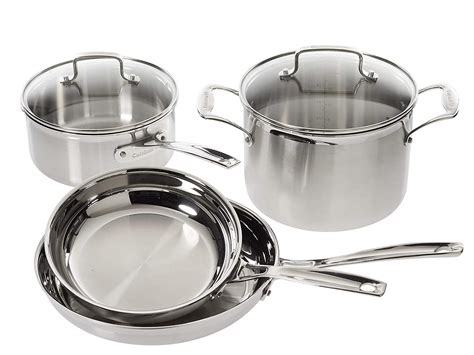 Cuisinart Multiclad Pro Stainless Steel 6 Piece Cookware Set 10999