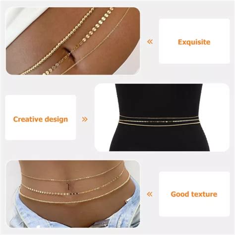 BELLY WAIST CHAIN Bikini Waist Chain Bikini Body Chain 20 29 PicClick UK