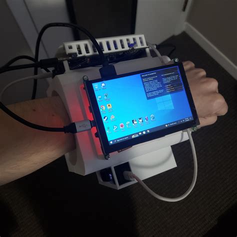 prototype   lattepanda delta  powered wrist computer